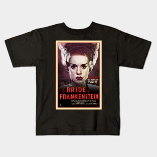 The Bride of Frankenstein Kids T-Shirt